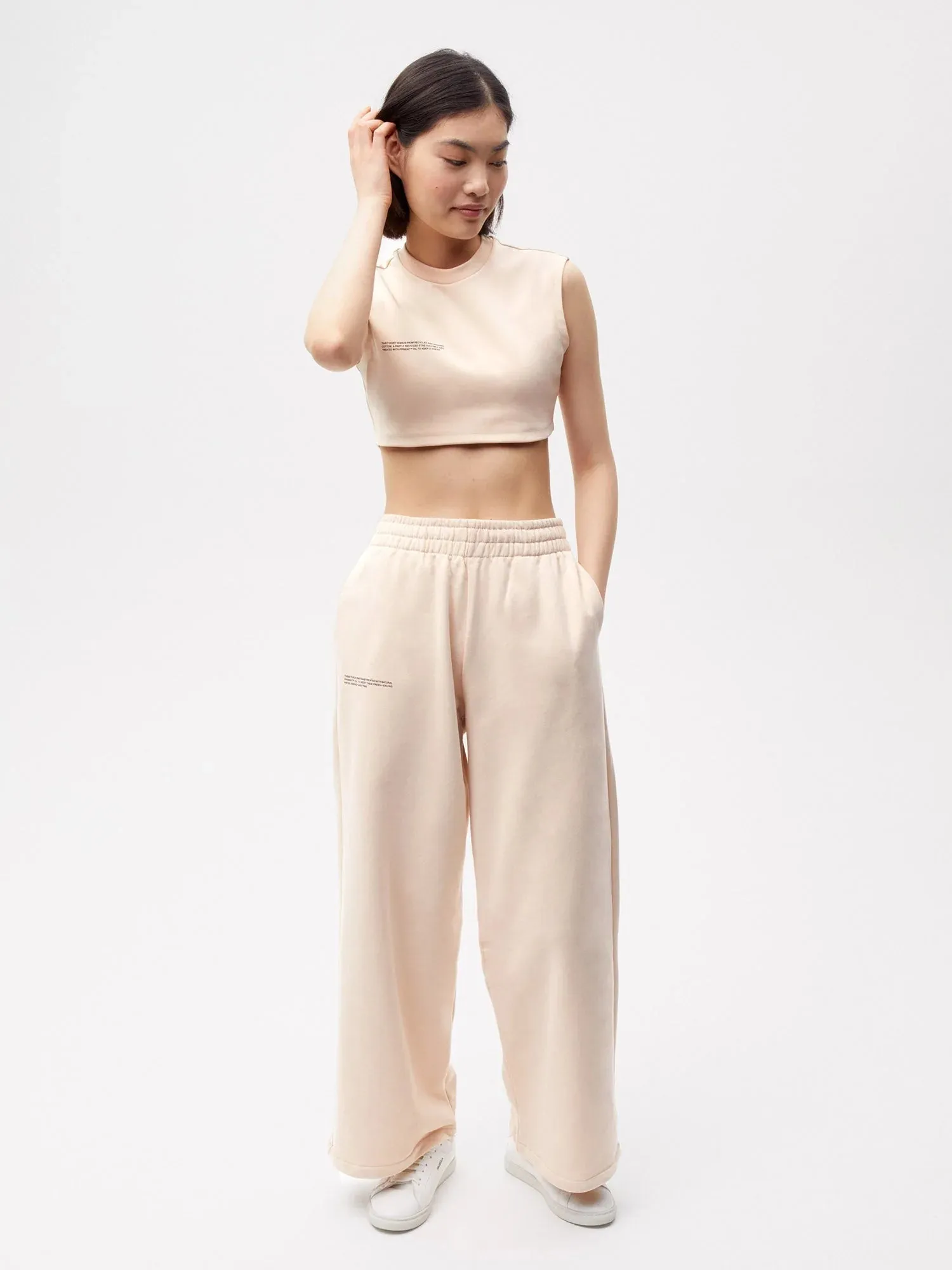 365 Straight Leg Track Pants—sand