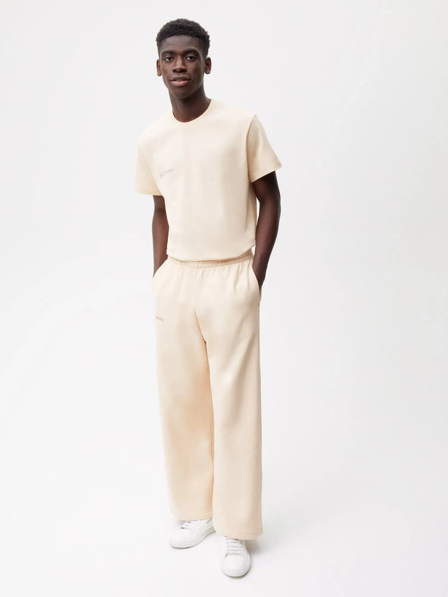 365 Straight Leg Track Pants—sand