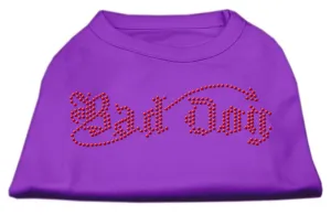 Bad Dog Rhinestone Shirts Purple XL (16)