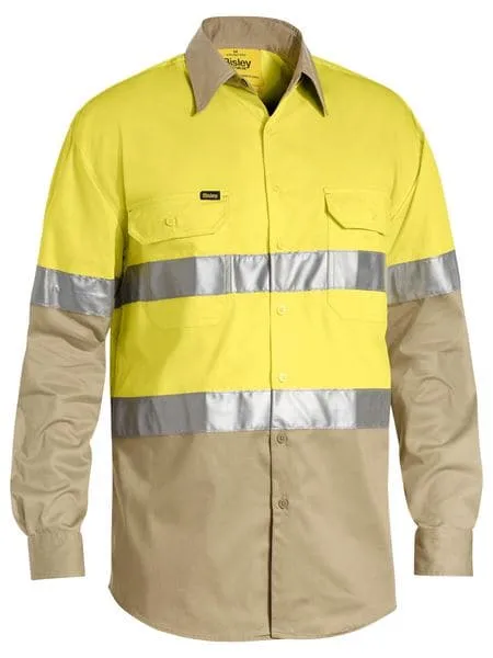 Bisley 3M Taped Cool Lightweight Hi Vis Shirt BS6696T