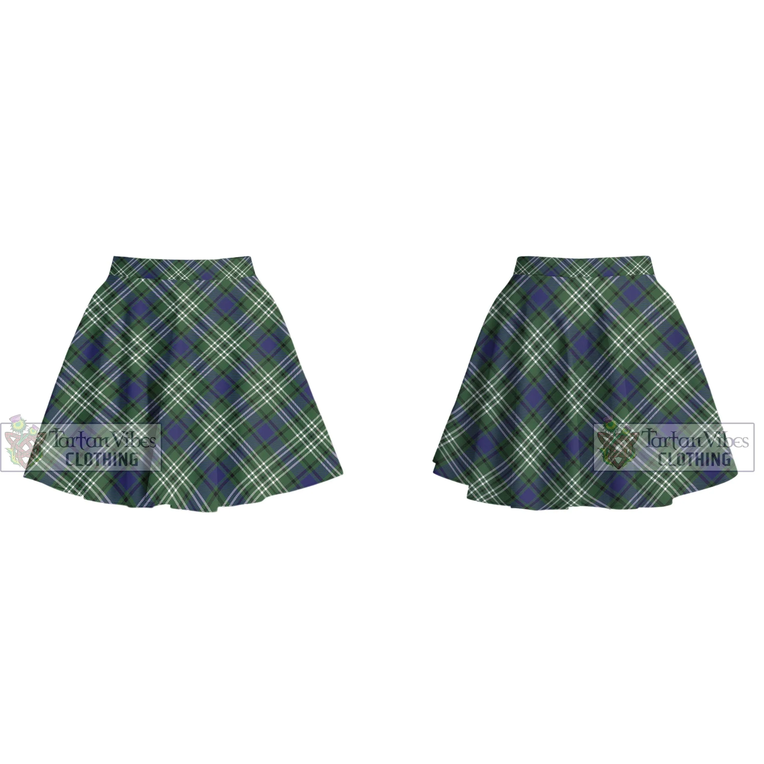 Blyth Tartan Women's Plated Mini Skirt