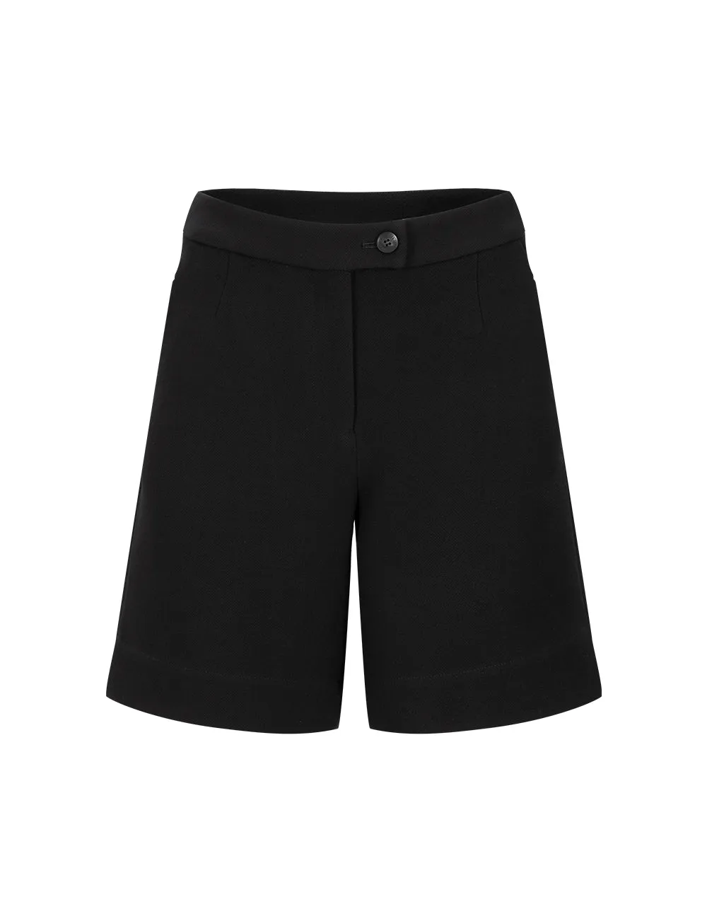 BORA AKSU Simple All-Match Pure Black A-Line Shorts