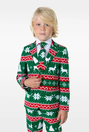 BOYS Festive Green Tux or Suit