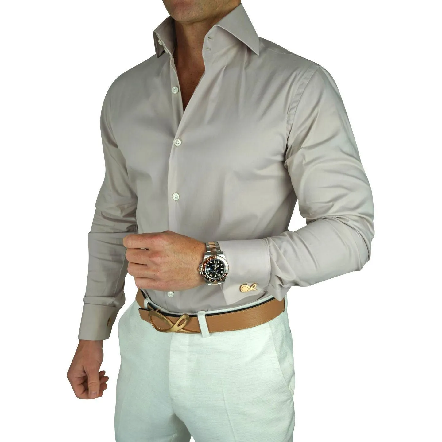 Brushed Nude Dress Shirt @ The Vault