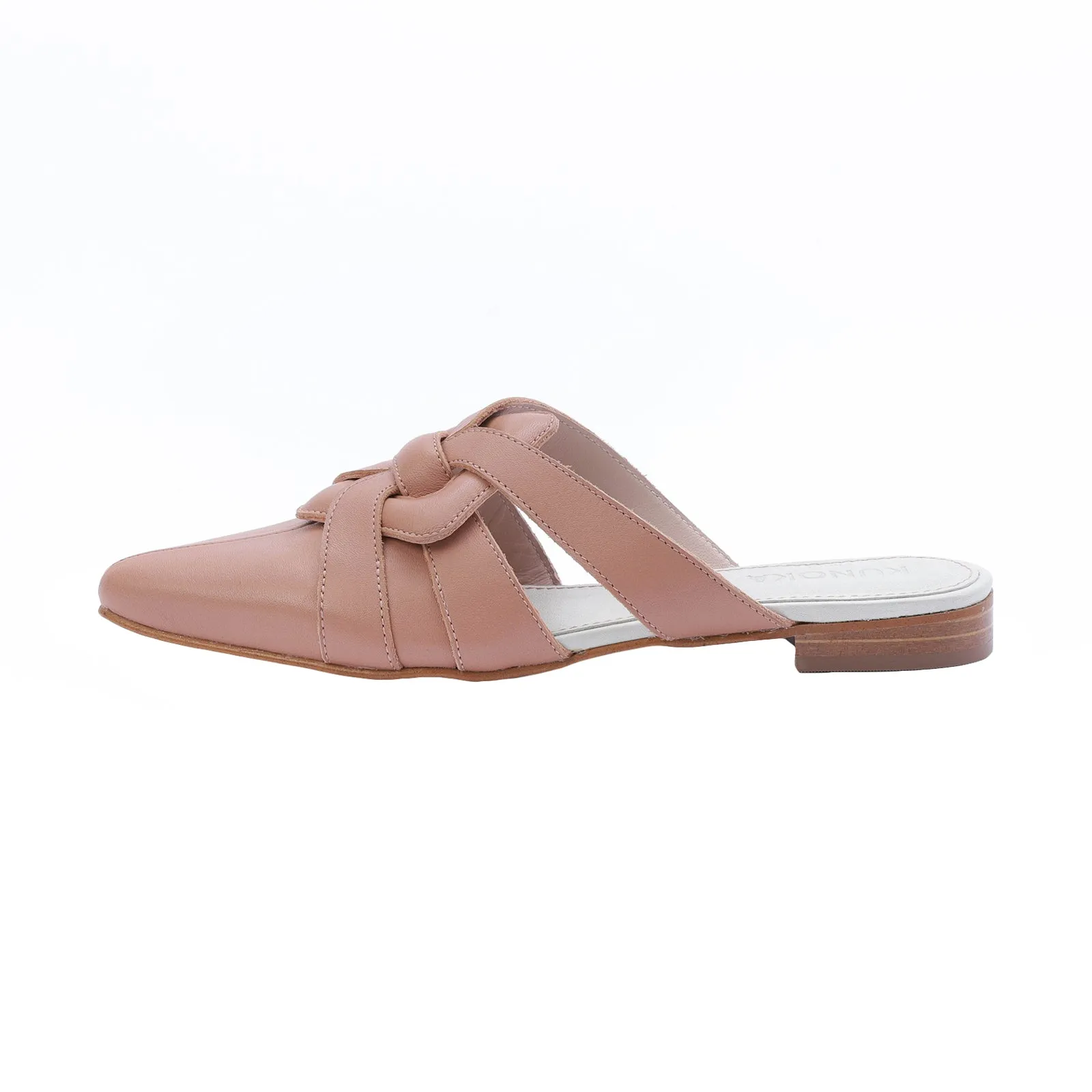 CELESTE slip-on mule - nude