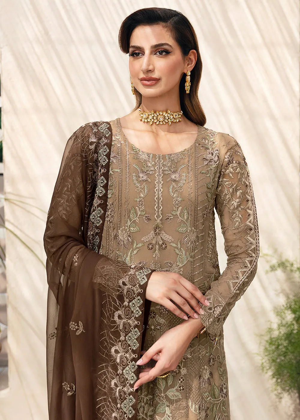 Chevron Luxury Chiffon Collection 24 by Ramsha | A-904