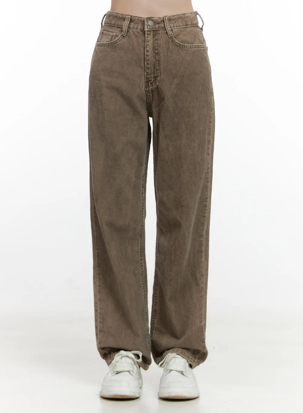 Classic Corduroy Straight-Leg Trousers ON408