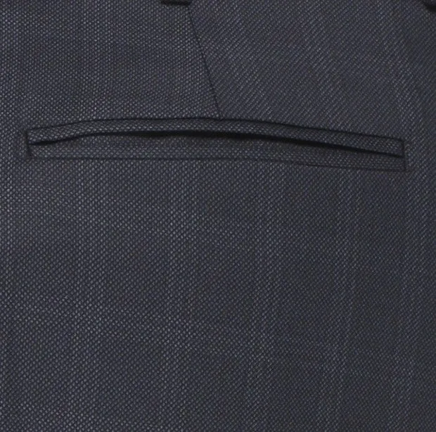 Cooper Navy Birdseye Check Suit