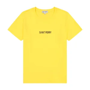 Cotton Crewneck T-shirt - Yellow