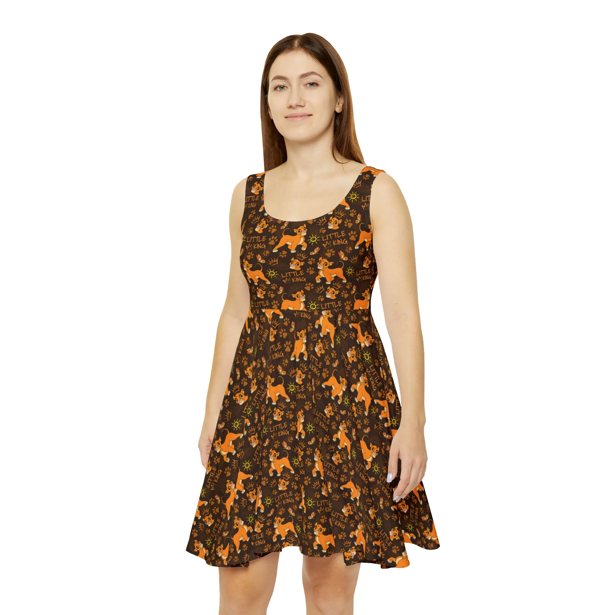 Disney Lion King Little King Women's Skater Dress