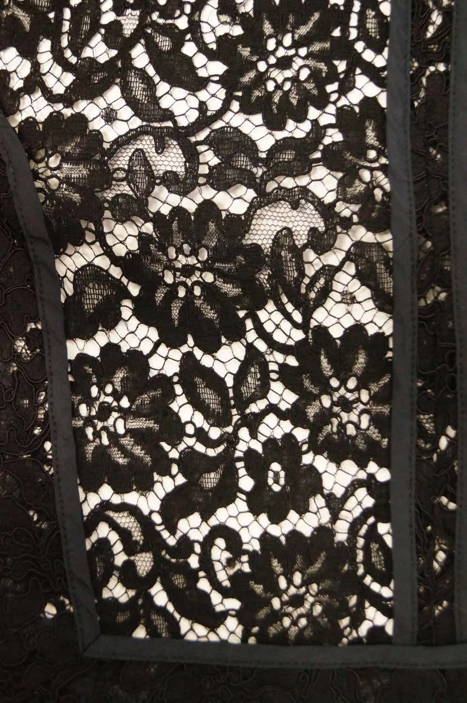 Givenchy Black Floral Lace Back Panel Blazer