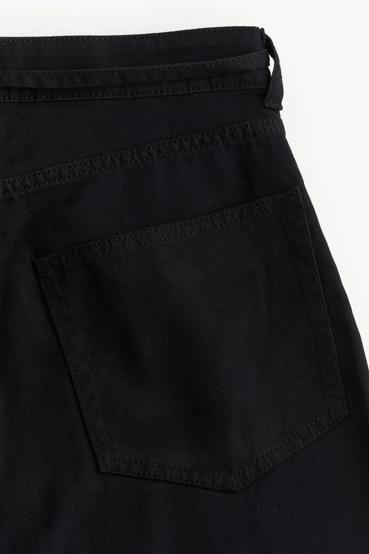 H&M Baggy Twill trousers, black