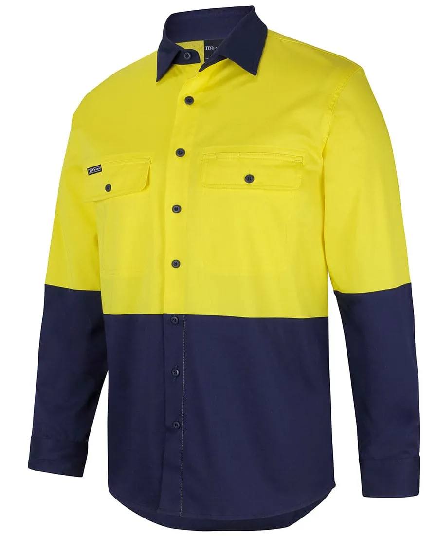 Hi Vis L/s Stretch Work Shirt 6HSWL