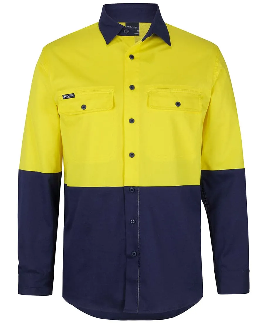 Hi Vis L/s Stretch Work Shirt 6HSWL