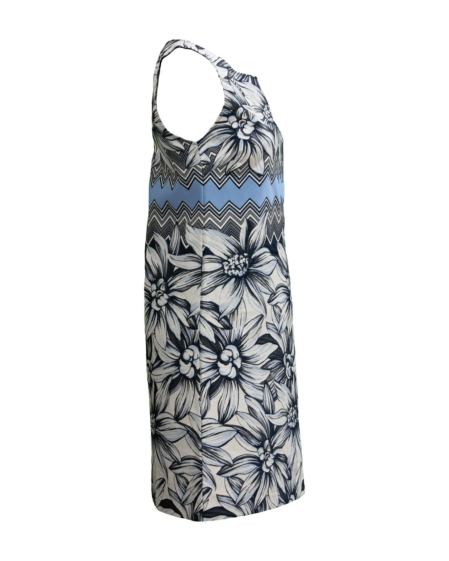 Irridescent Print Shift Dress