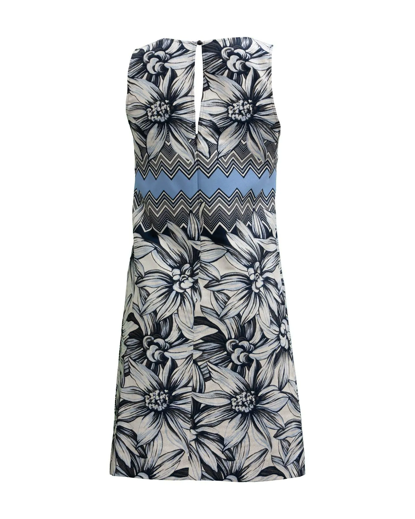 Irridescent Print Shift Dress