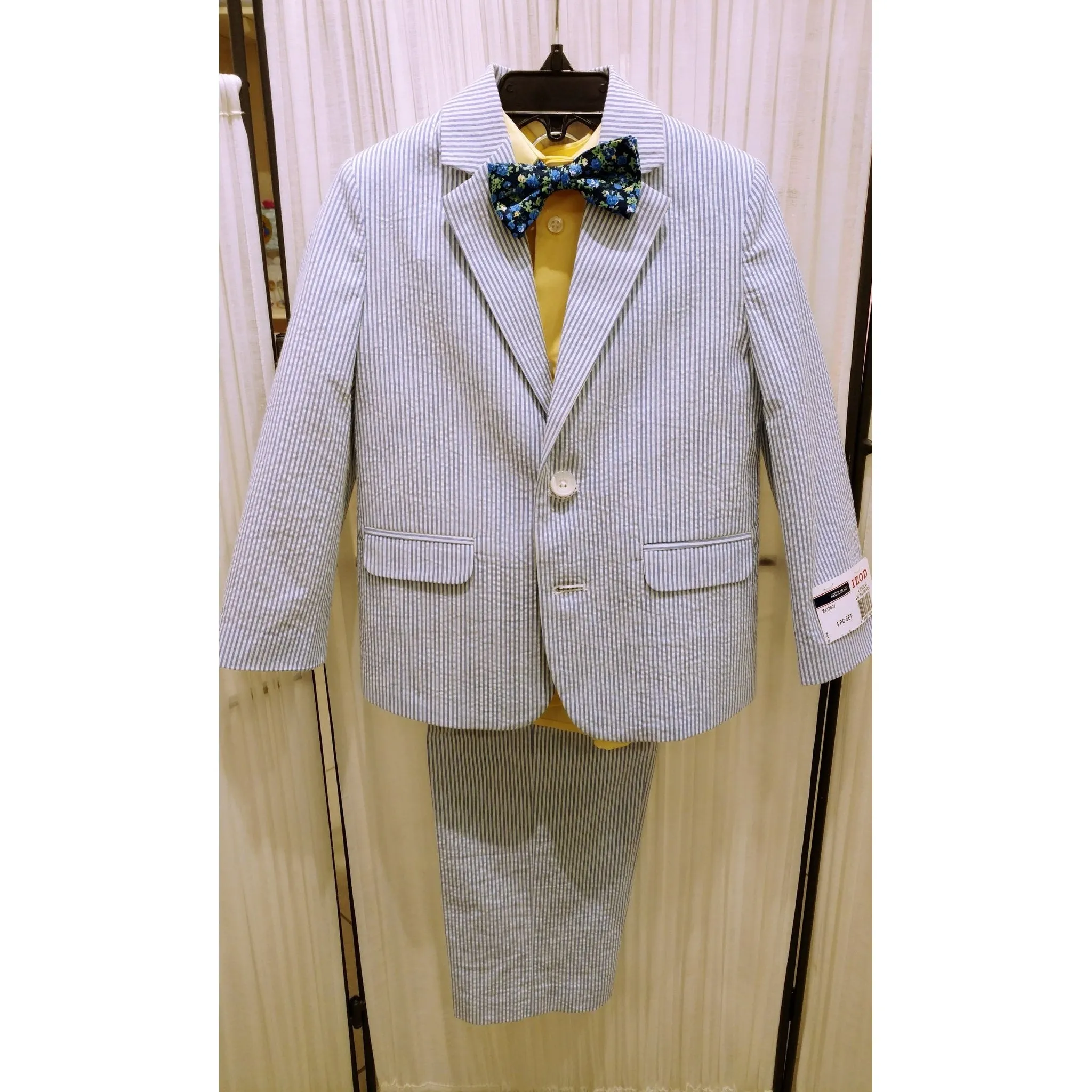 Izod Blue Stripe Suit