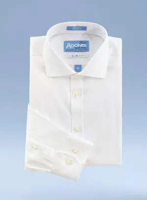 Little Boys Slim Fit Non Iron Cotton Pinpoint Dress Shirt