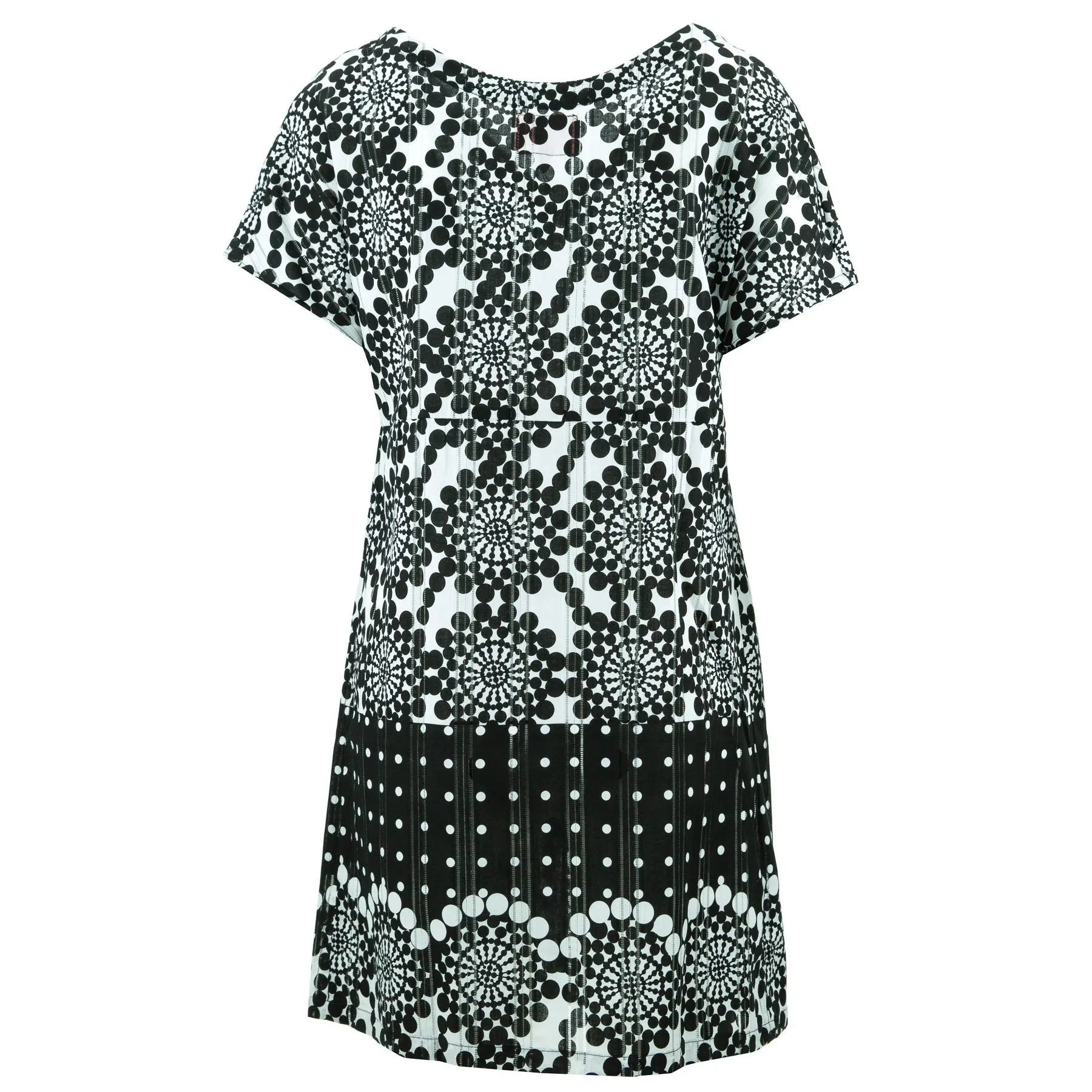 Lolo Short Shift Dress - Polka Circles