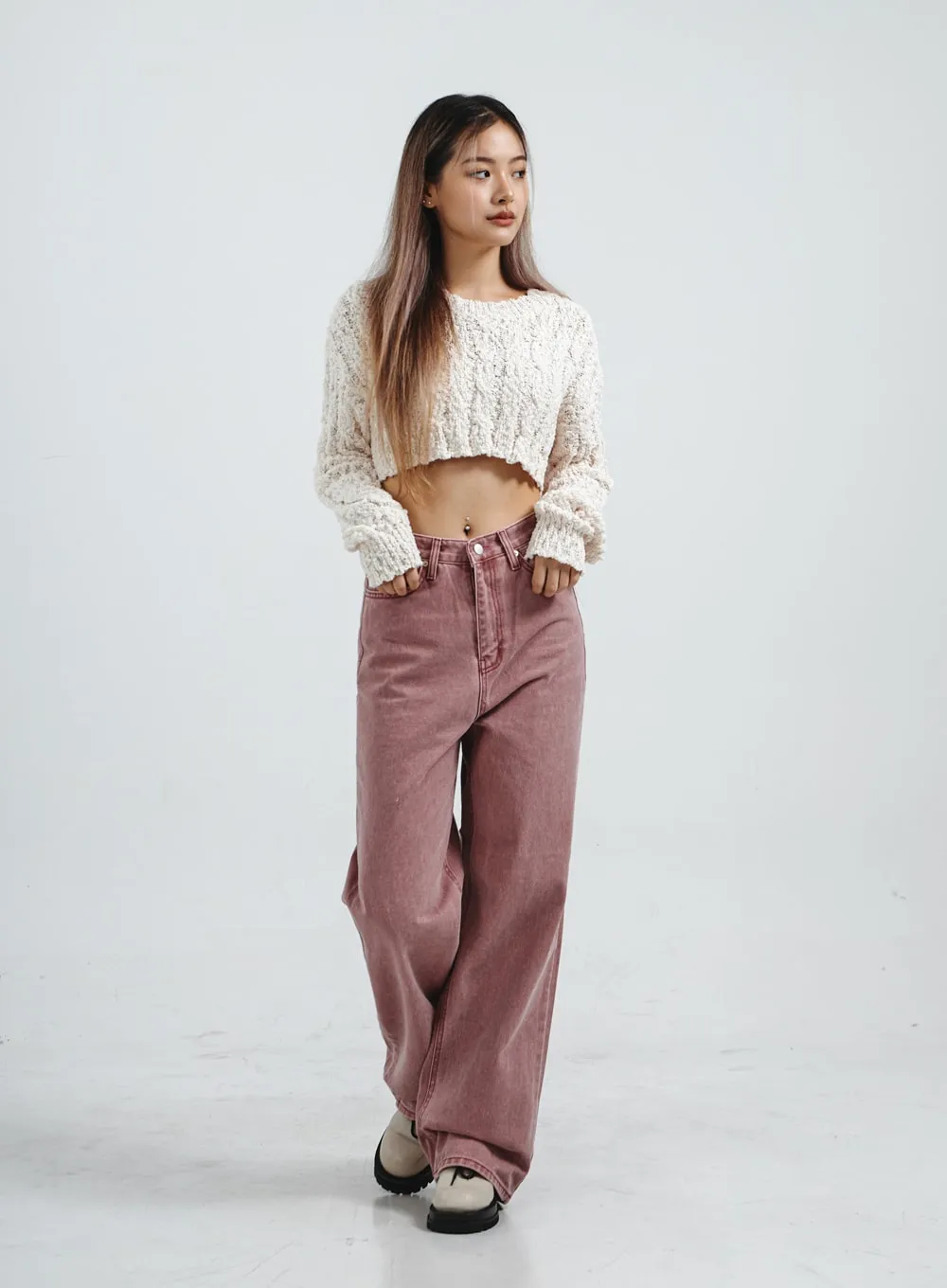 Loose Straight Wide Leg Pants CS30