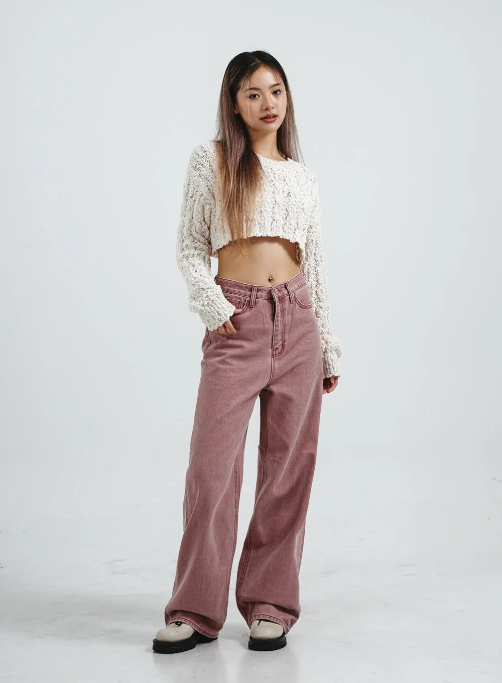 Loose Straight Wide Leg Pants CS30