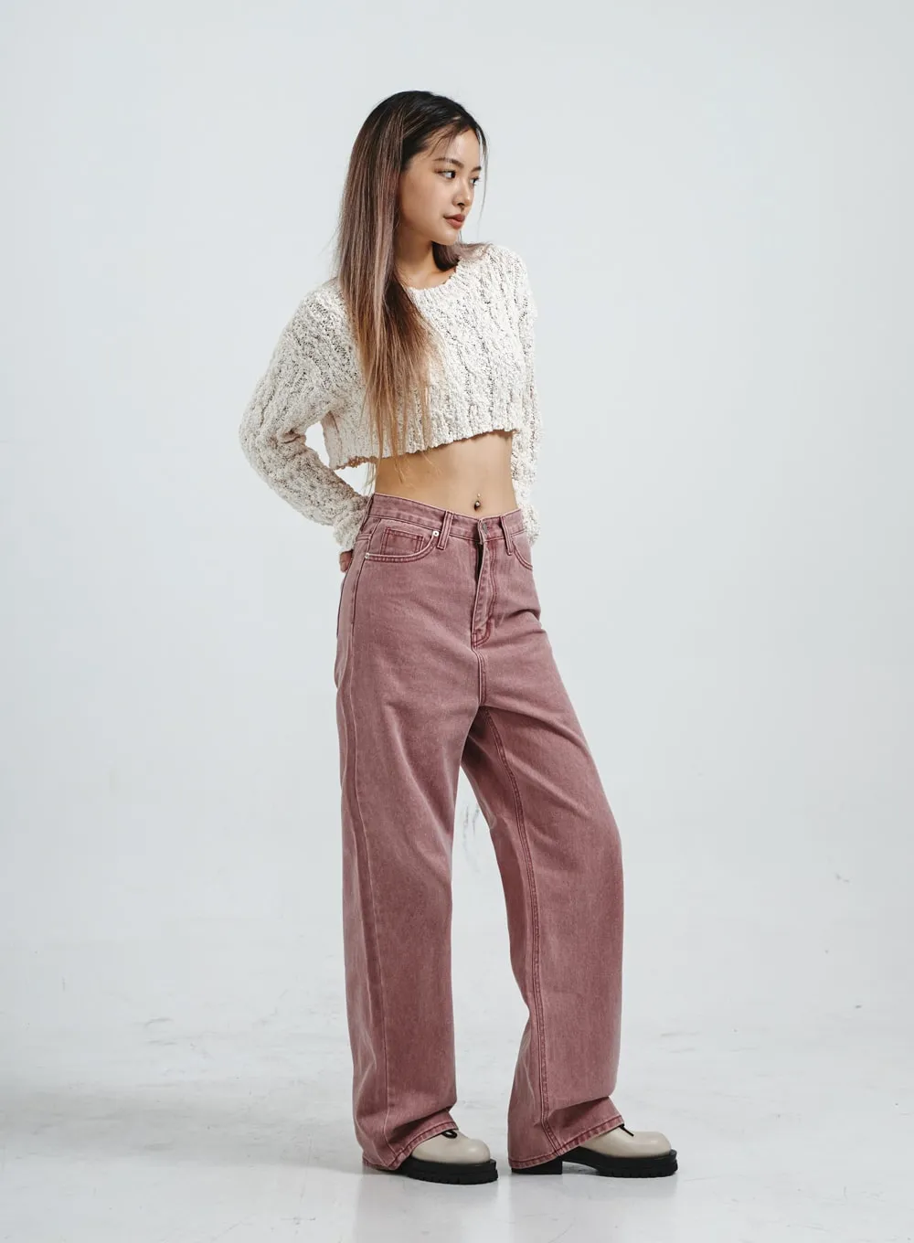 Loose Straight Wide Leg Pants CS30