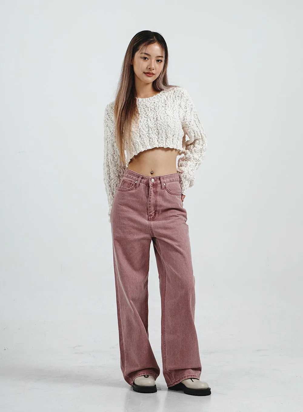 Loose Straight Wide Leg Pants CS30