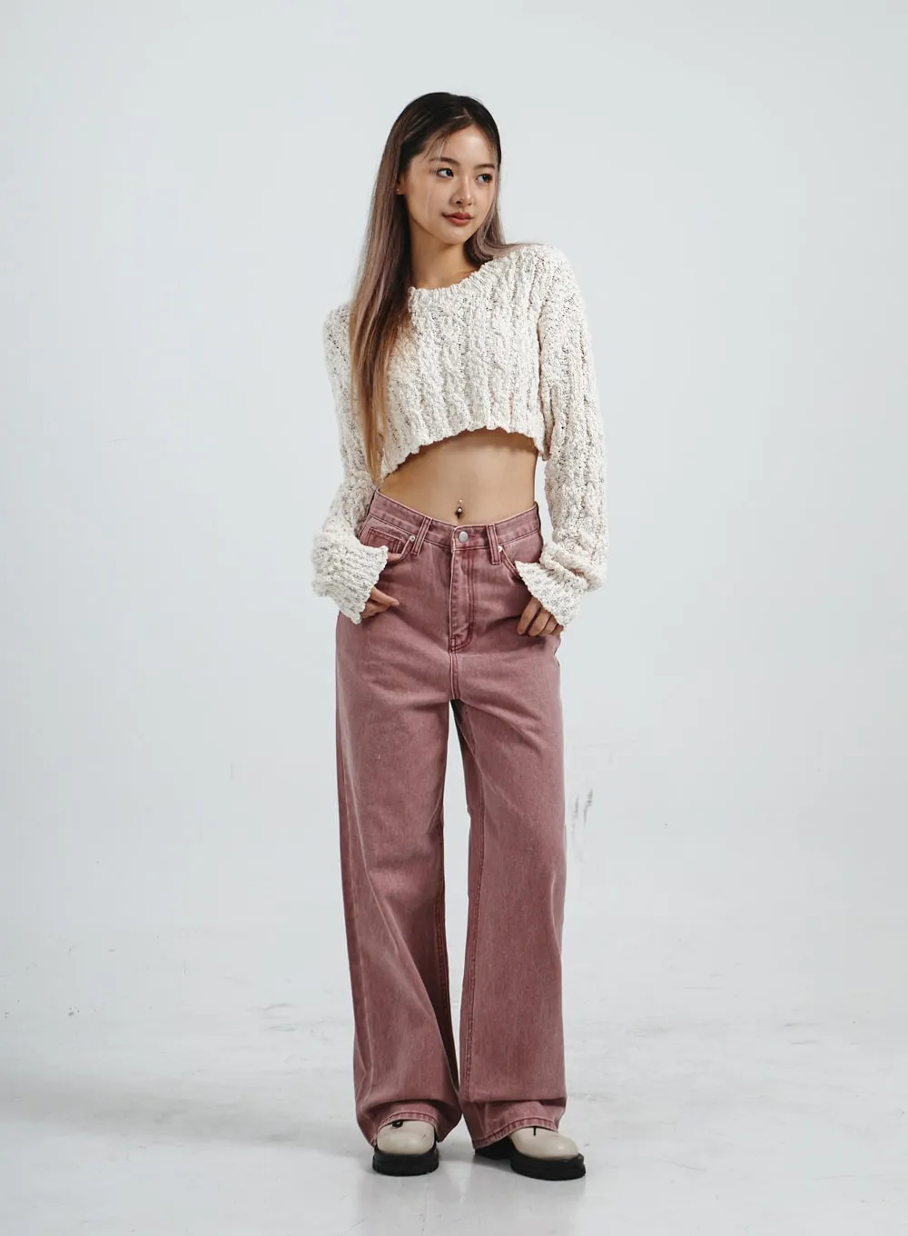 Loose Straight Wide Leg Pants CS30