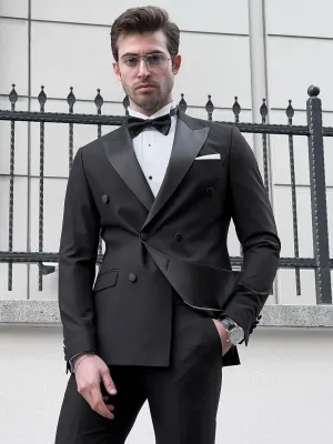 Louis Slim Fit High Quality Pointed Collared Double Breasted Tuxedo (Party Suit/Tuxedo)