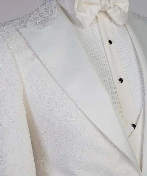 Mens 3 Piece Beige Tuxedo Wedding