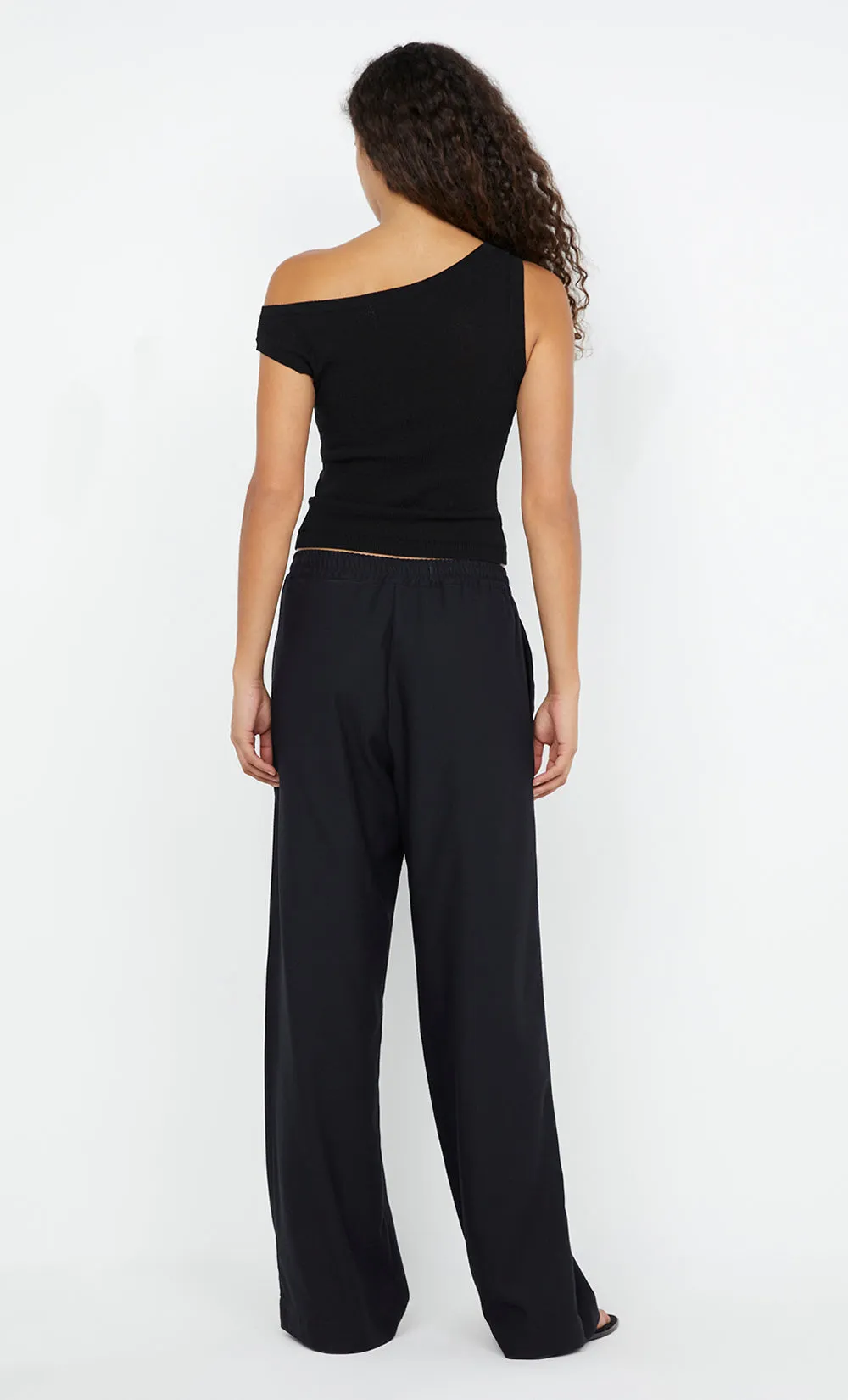 NINAH DRAWSTRING PANT - BLACK