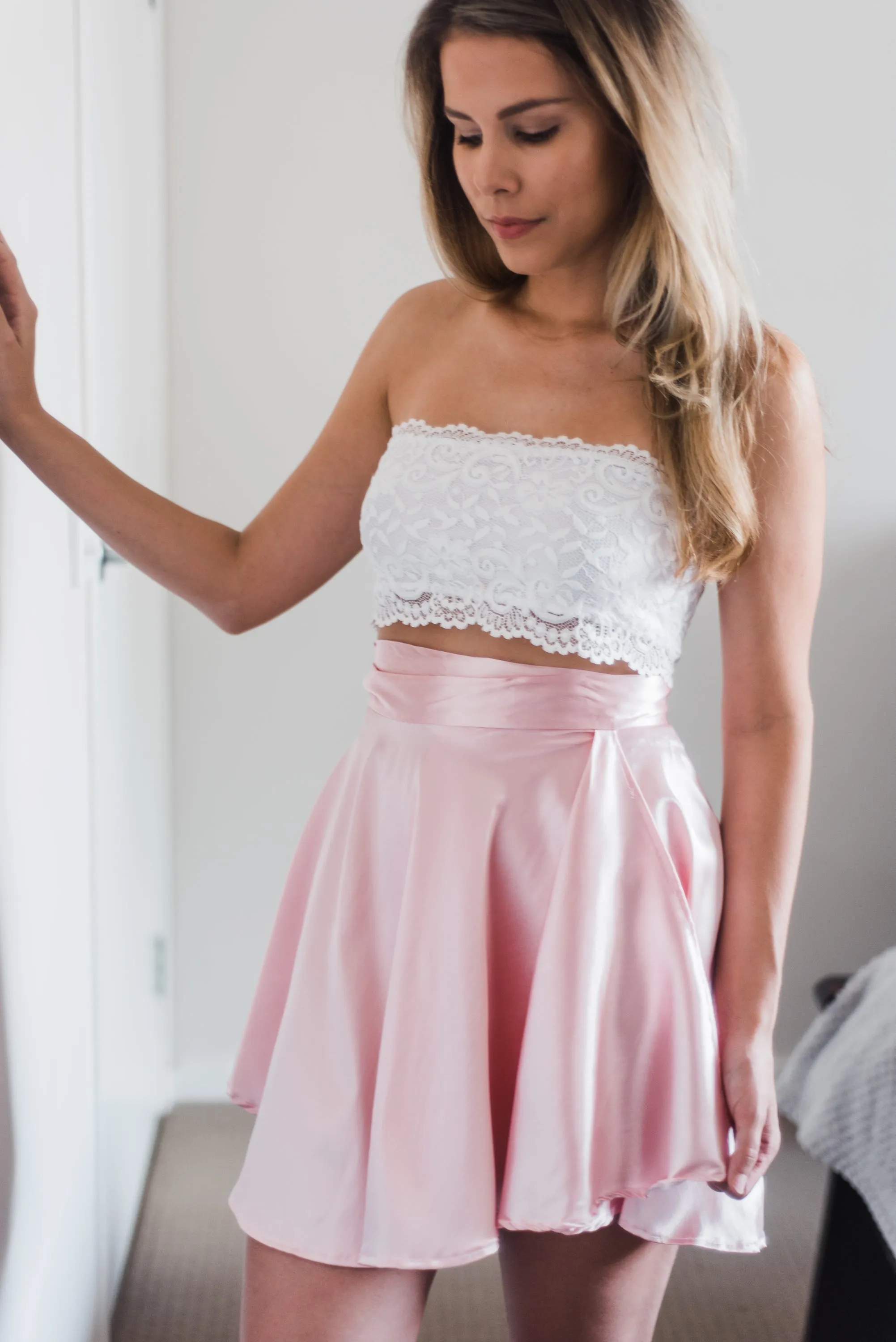 Peony Pink Wrap Skirt