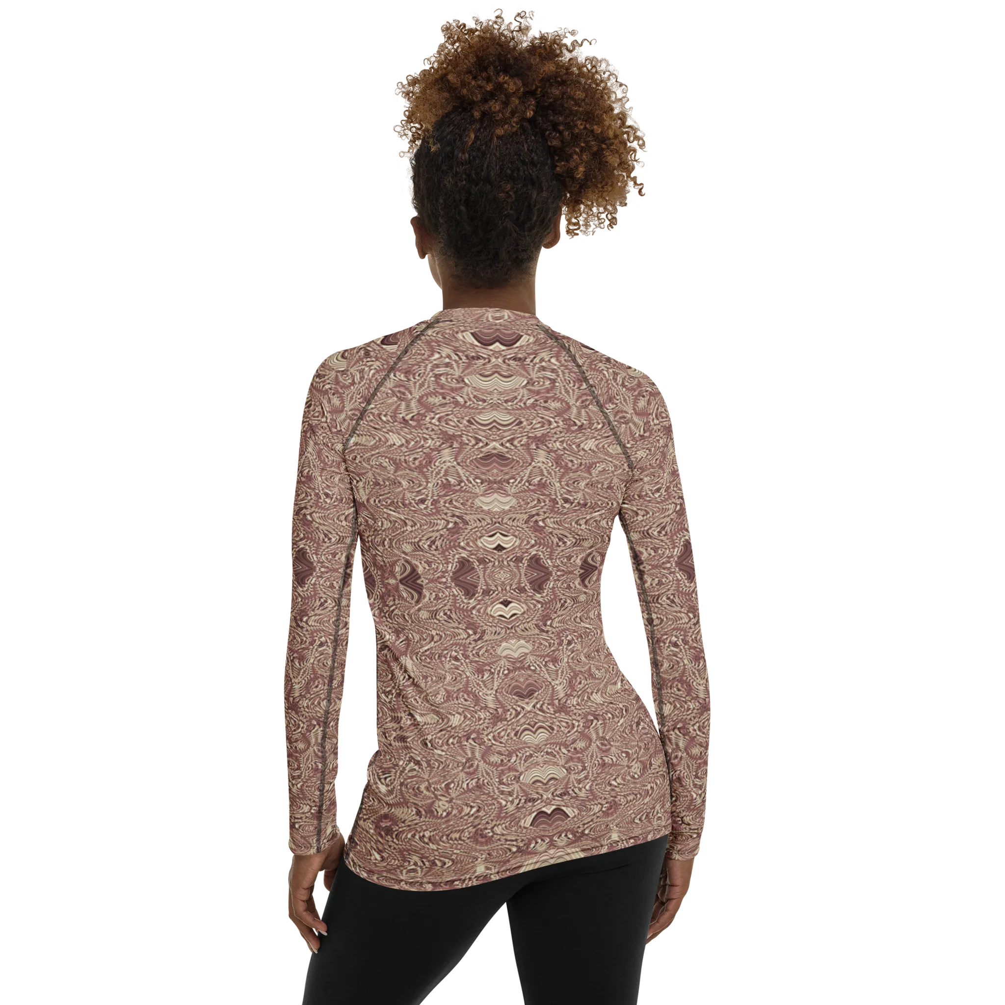 Recursia Alchemical Vision I Women's Rash Guard In Pink