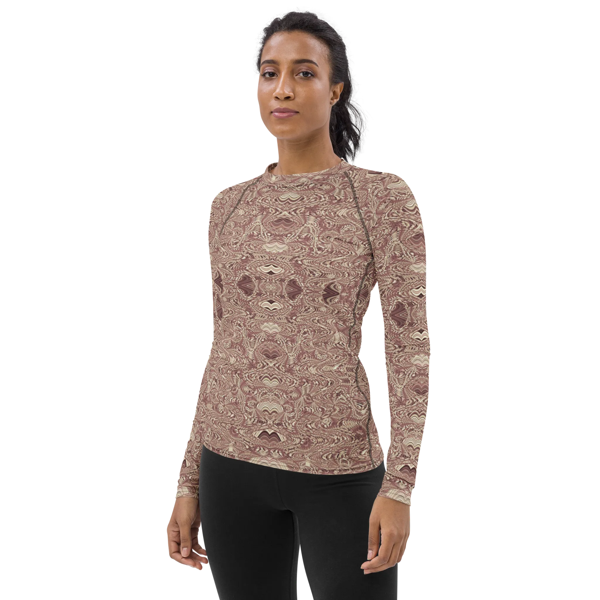 Recursia Alchemical Vision I Women's Rash Guard In Pink