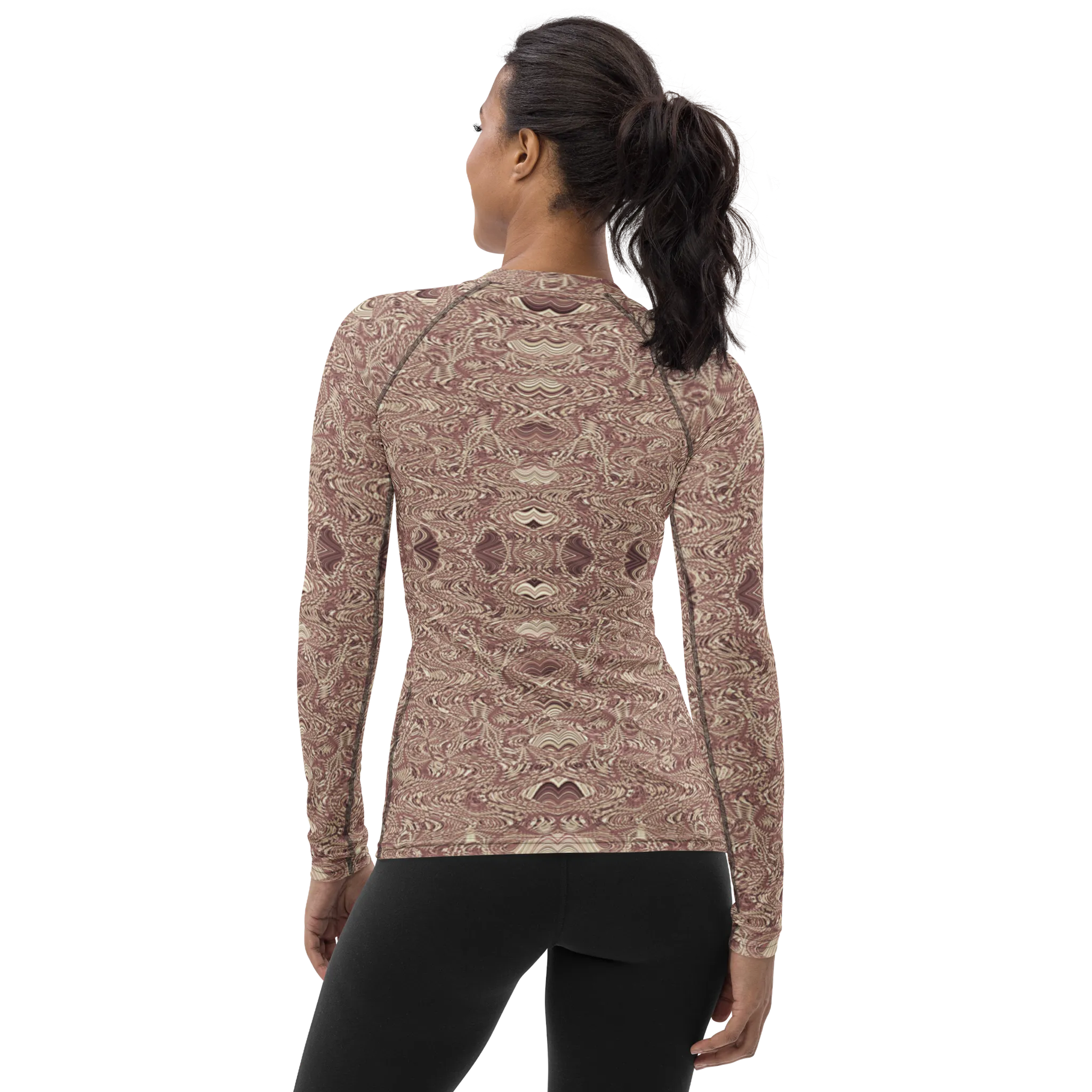 Recursia Alchemical Vision I Women's Rash Guard In Pink