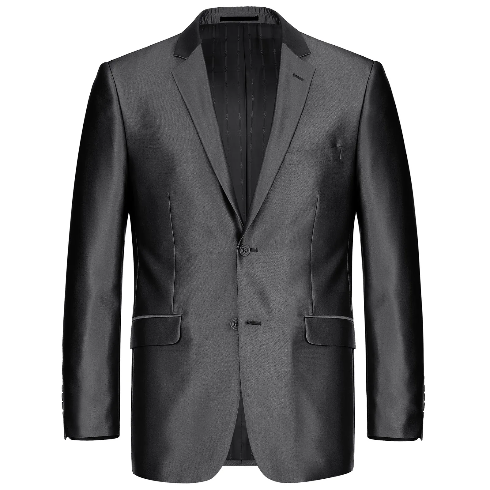 RENOIR Sharkskin Classic Fit Italian Styled Two Piece Suit 207-1