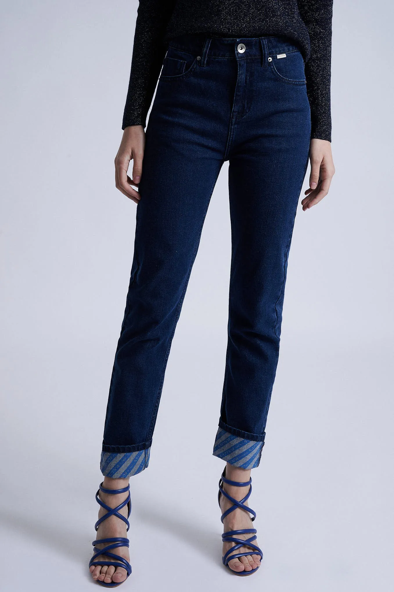 Respekt high waist straight fit jeans