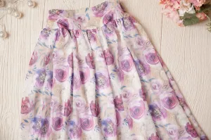 Rose Bloom Chiffon Skirt ONLY