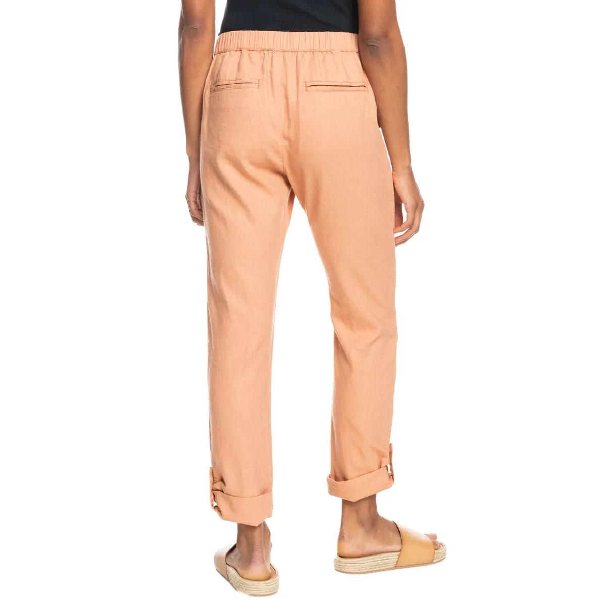 Roxy Women's On The Seashore Linen Cargo Pants