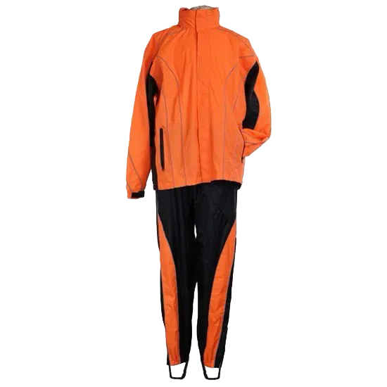 RS5020 Men's Two Piece High Visibility Motorcycle Rain Suit