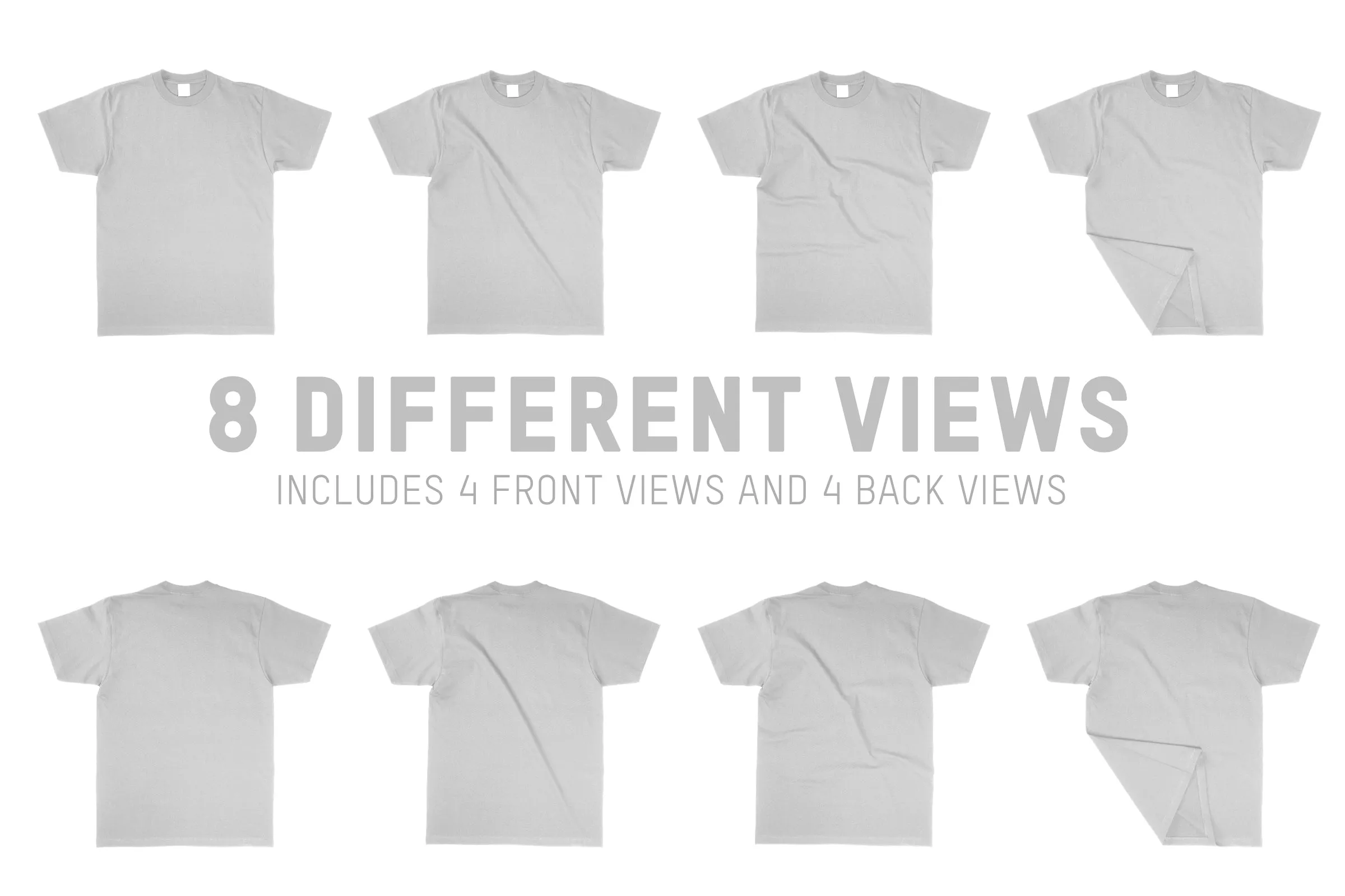 Shaka Wear 6oz Active T-Shirt Mockups