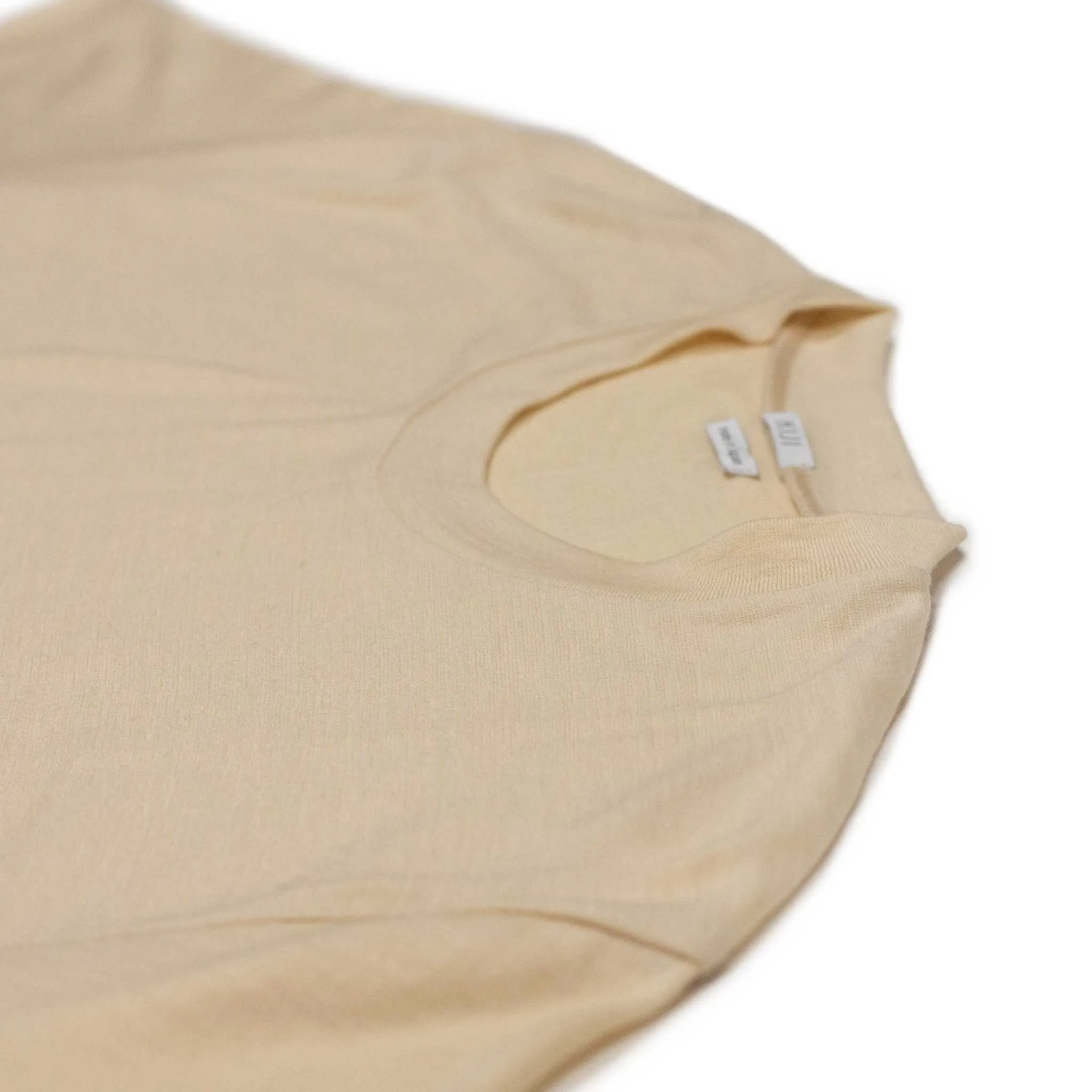 Short-sleeve t-shirt in natural washable wool jersey