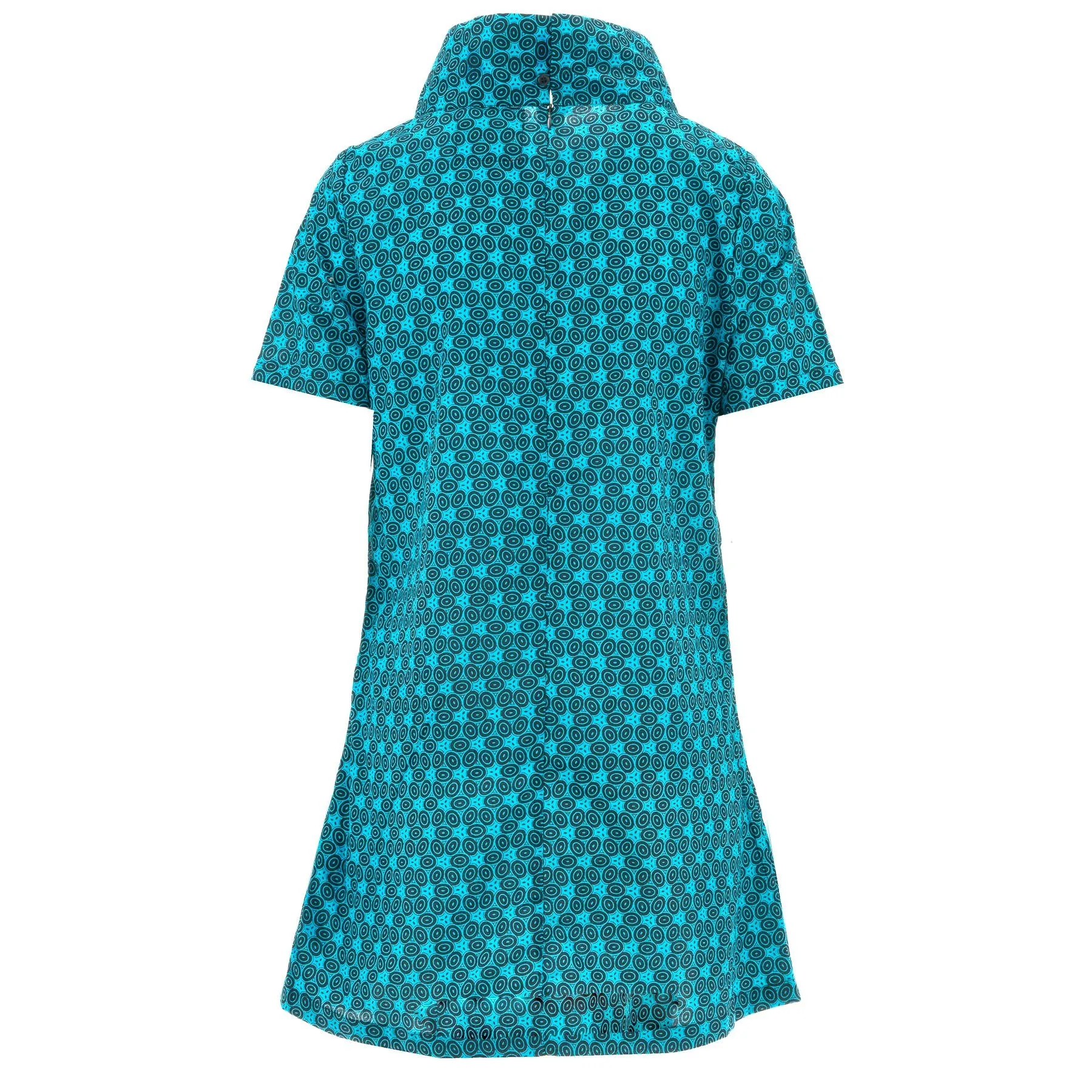 Sixties Shift Dress - Turquoise Terra