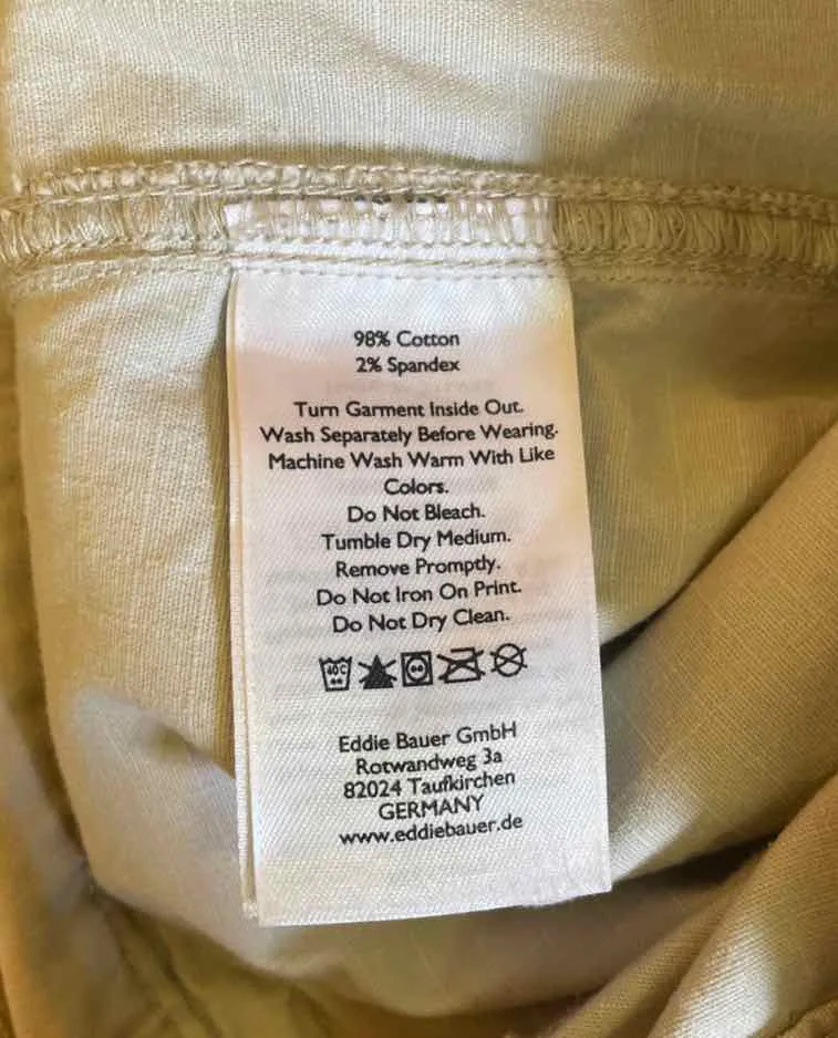 Size 12T Eddie Bauer Beige Women's Pants