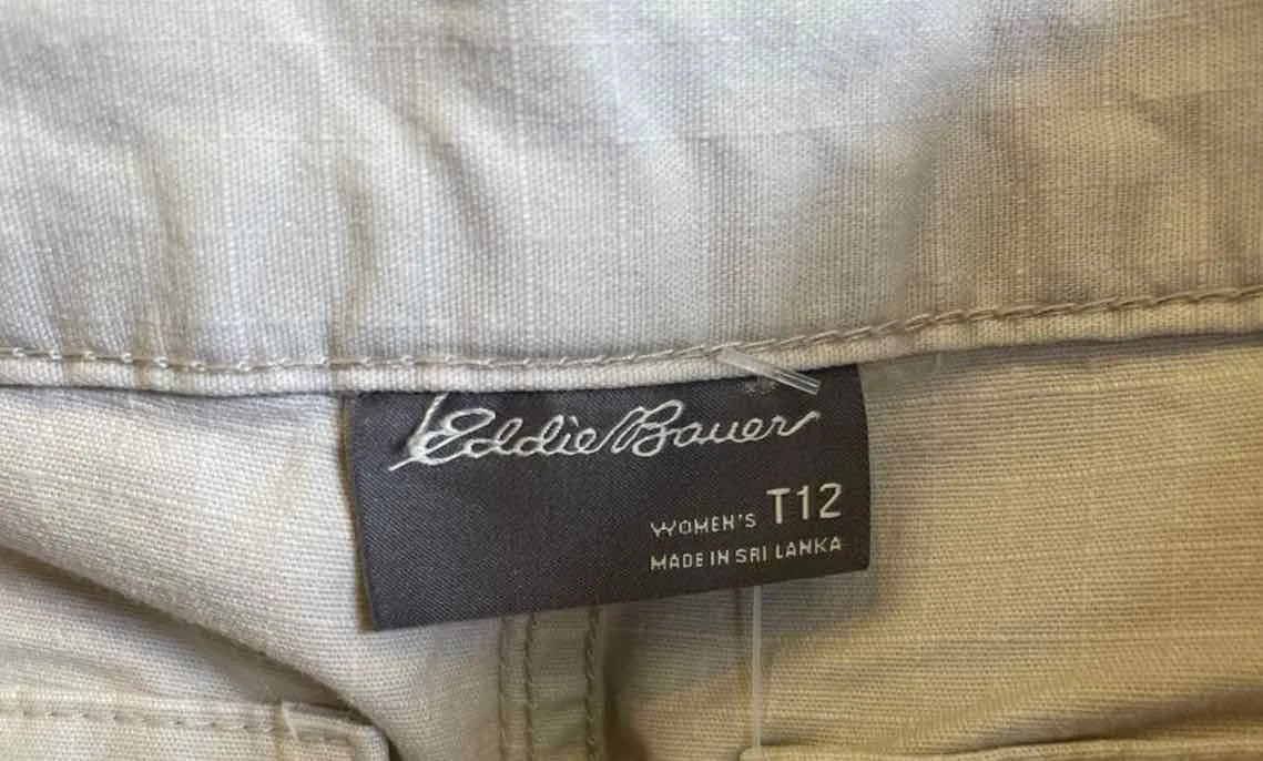 Size 12T Eddie Bauer Beige Women's Pants