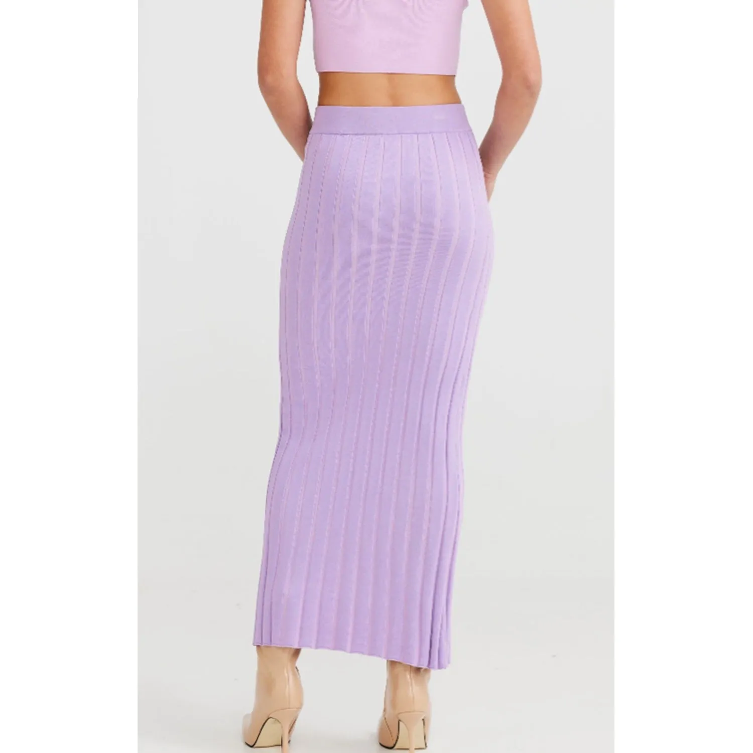 Skirt Knit Lola - Dark   Light Lilac