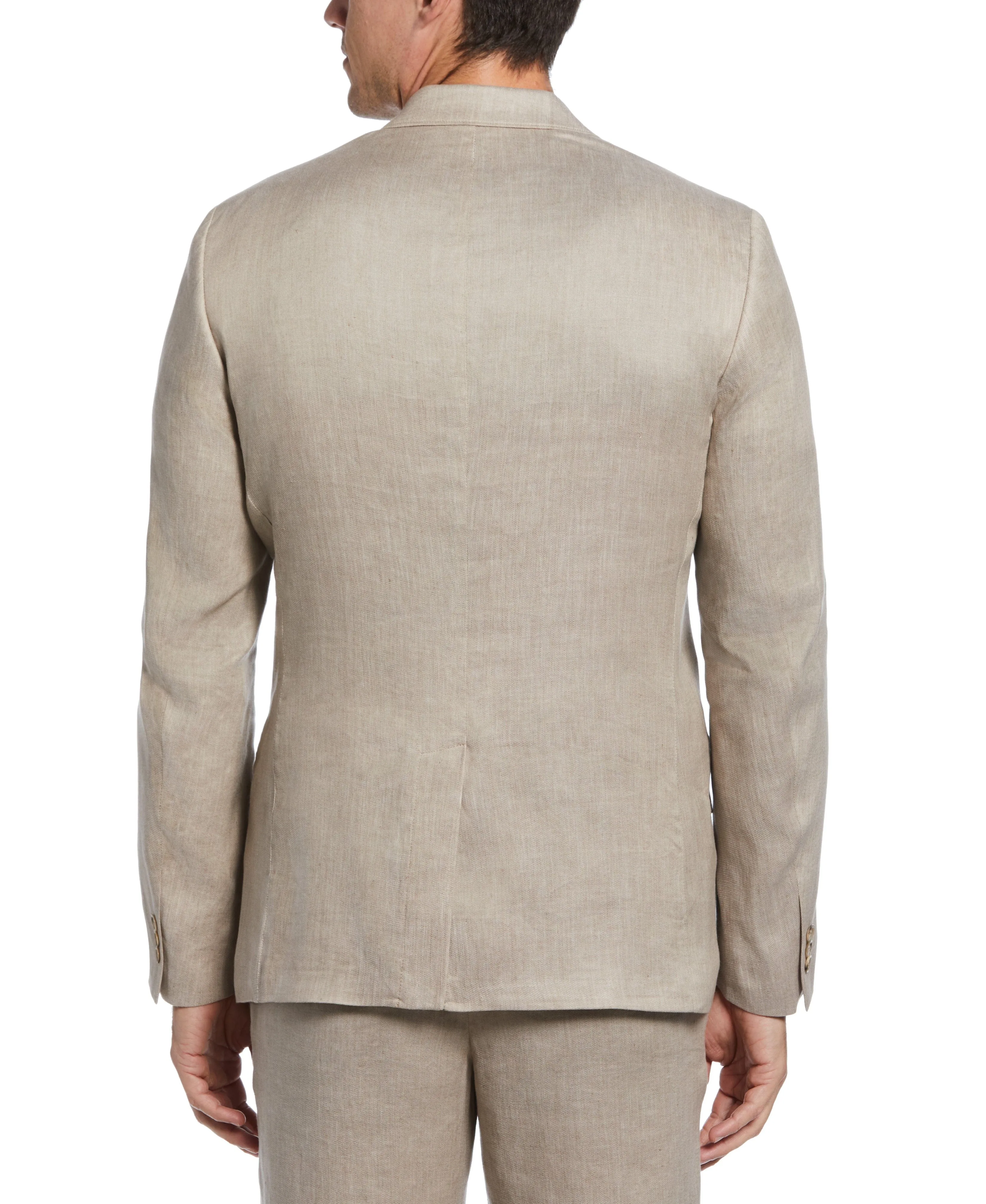 Slim Fit Linen Blend Summer Suit Jacket