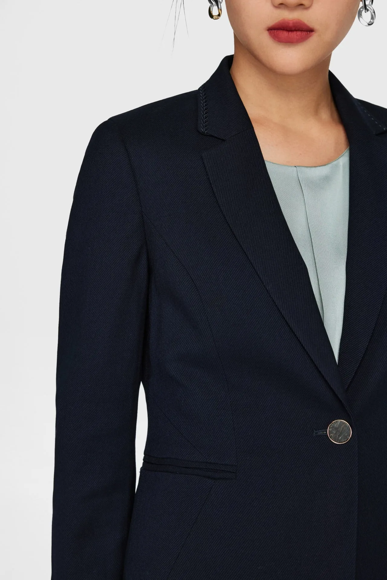 Sofia Soft Touch Stretchable Cavalry Twill Suit Blazer