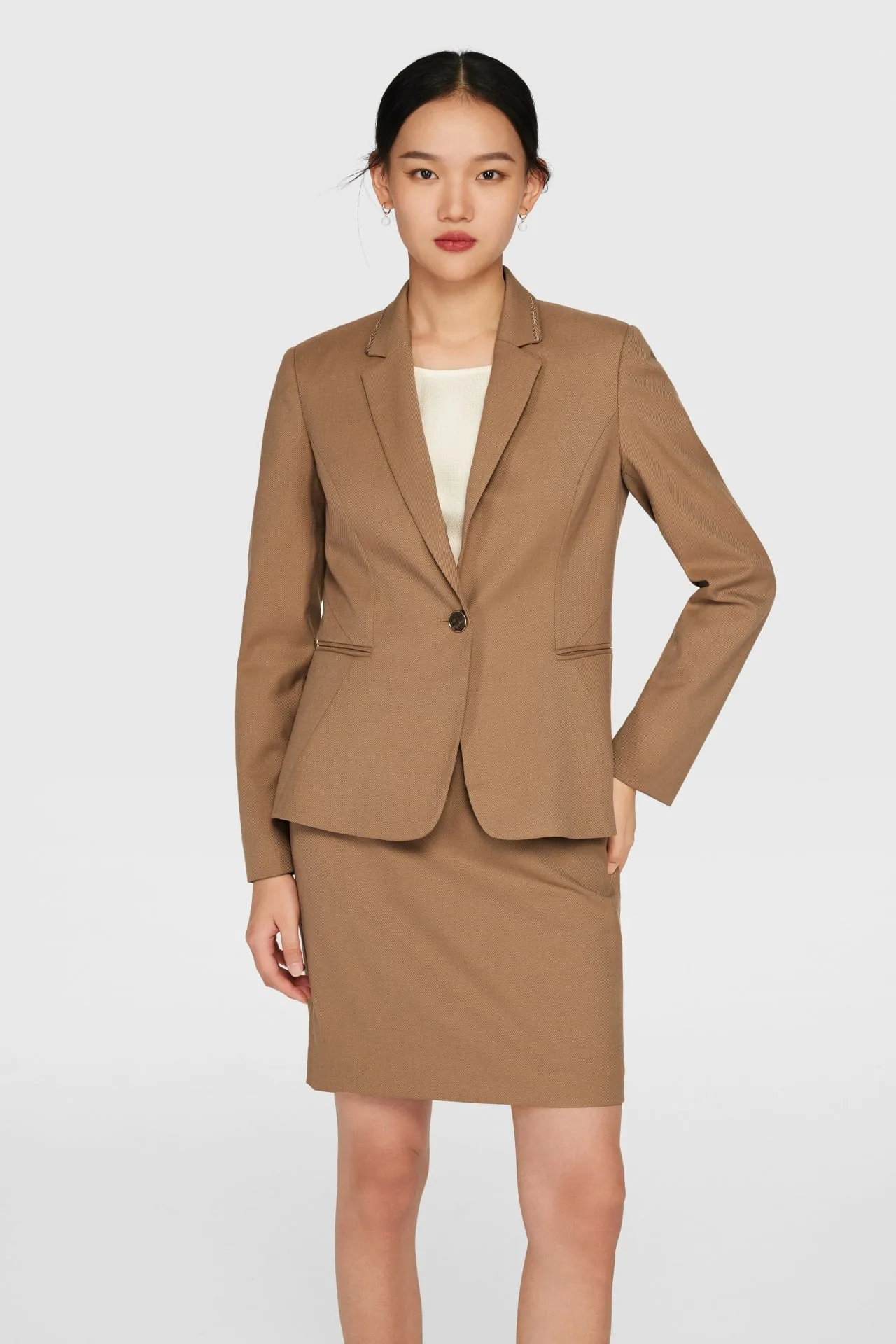 Sofia Soft Touch Stretchable Cavalry Twill Suit Blazer