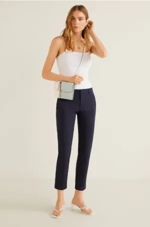 Straight Cotton Trousers